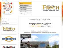 Tablet Screenshot of frech-bb.de